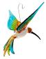 Preview: Hängevogel, Kolibri (braun-grün-hellblau)